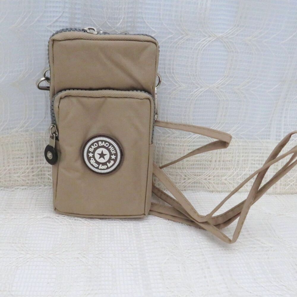 Small Crossbody Purse for Women Beige Ecru Casual Lightweight Adjustable Strap